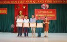 Đảng bộ xã Hà Lai: Trao Huy hiệu Đảng và sơ kết công tác Đảng 6 tháng đầu năm 2023