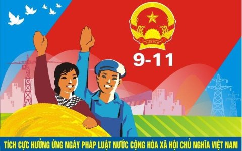 Tuyên truyền kỷ niệm "Ngày pháp luật nước cộng hòa xã hội chủ nghĩa Việt Nam"